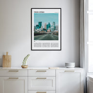 Twin Cities Travel Color Poster