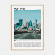 Twin Cities Travel Color Poster