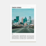 Twin Cities Travel Color Poster
