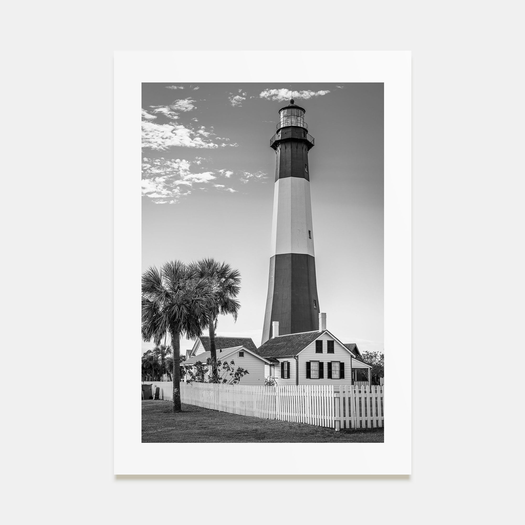 Tybee Island Photo B&W Poster