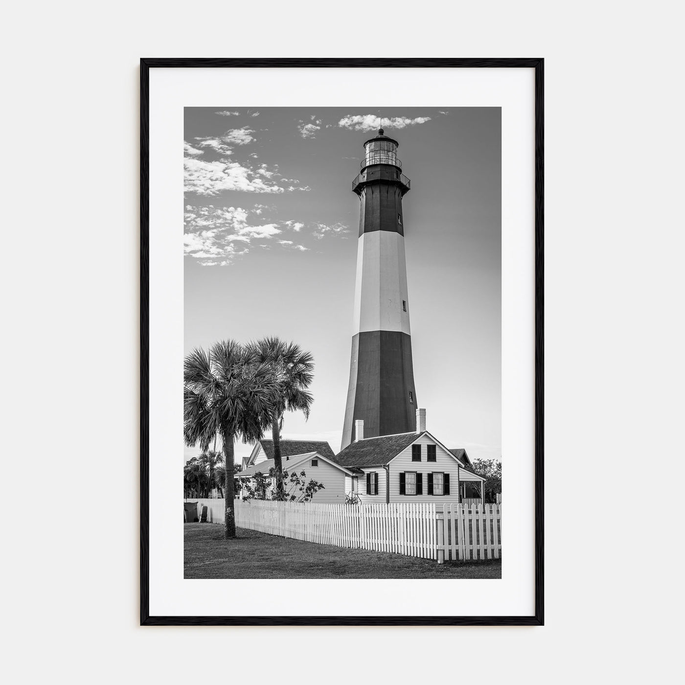 Tybee Island Photo B&W Poster