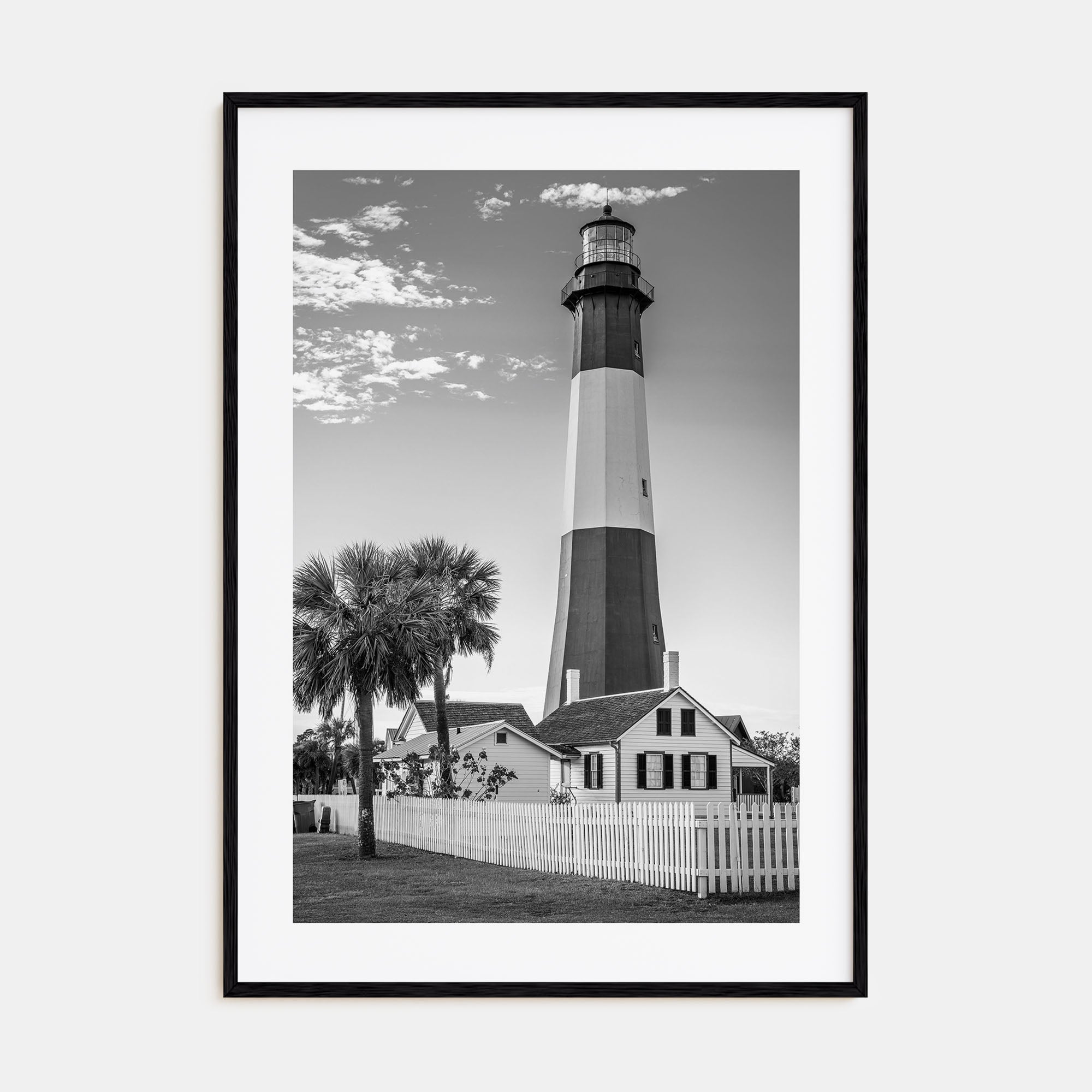 Tybee Island Photo B&W Poster