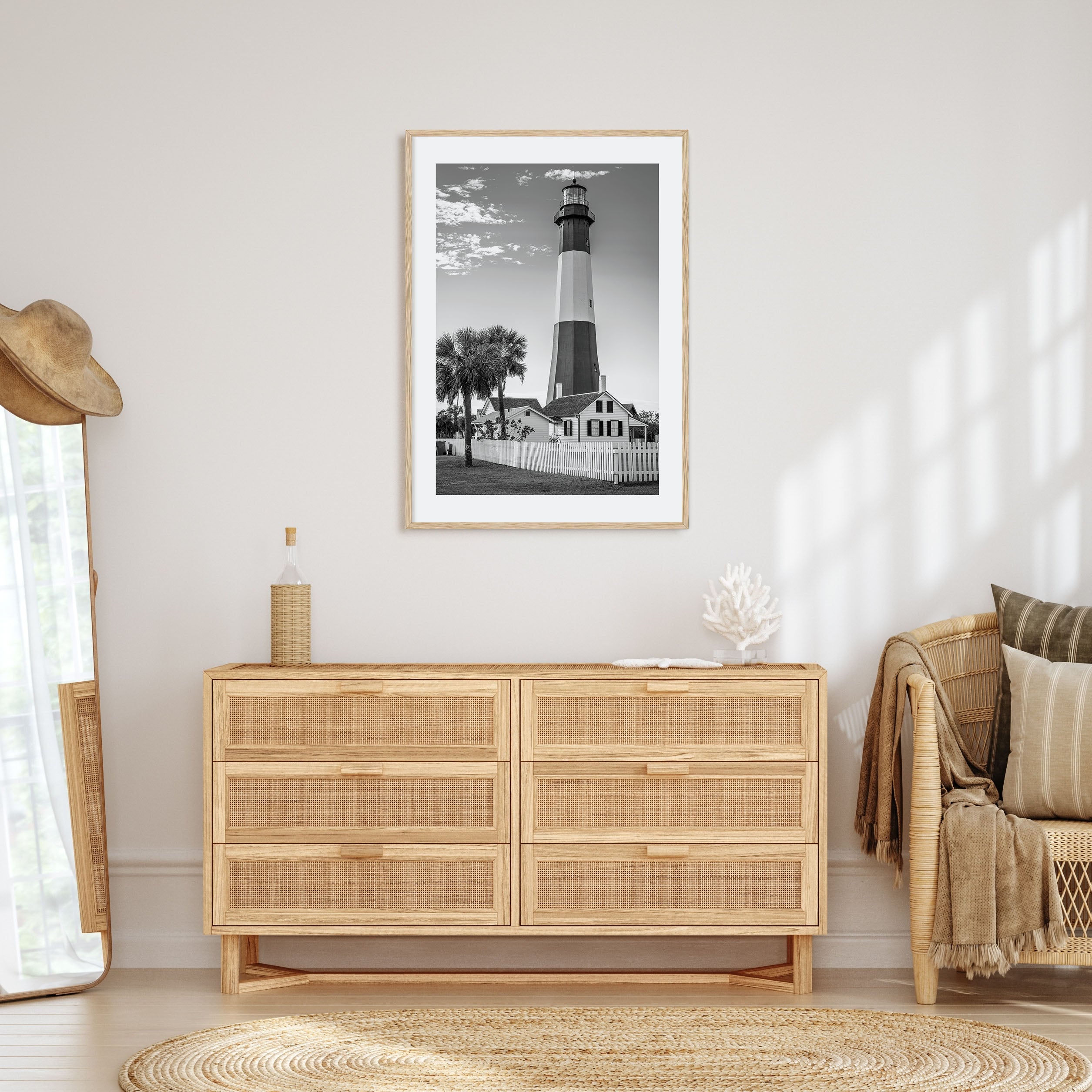 Tybee Island Photo B&W Poster