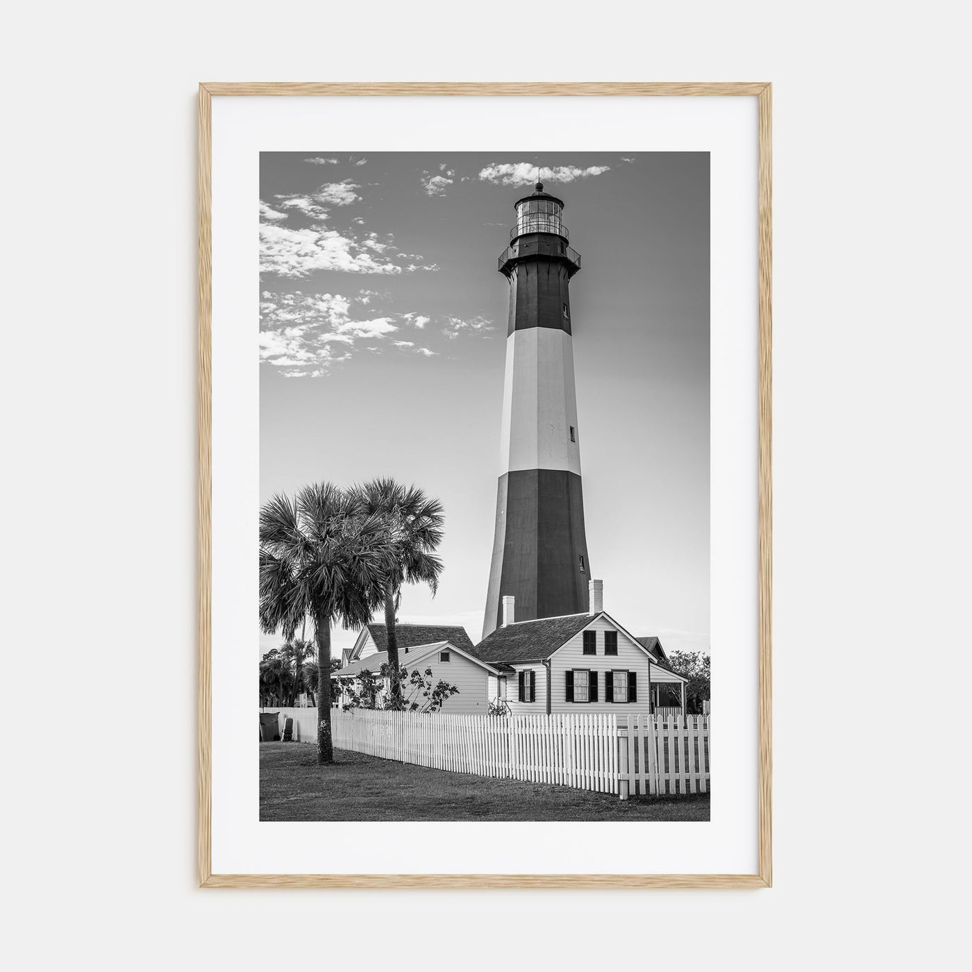 Tybee Island Photo B&W Poster