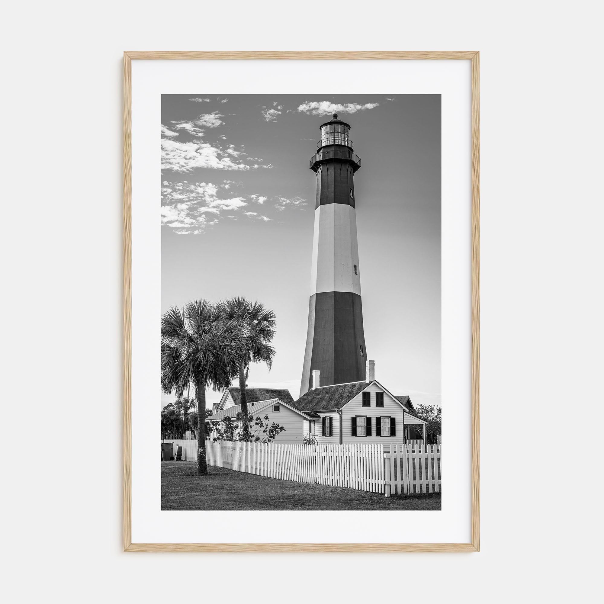 Tybee Island Photo B&W Poster