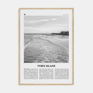 Tybee Island Travel B&W Poster
