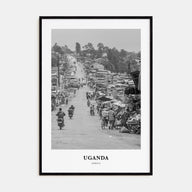 Uganda Portrait B&W Poster