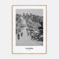 Uganda Portrait B&W Poster