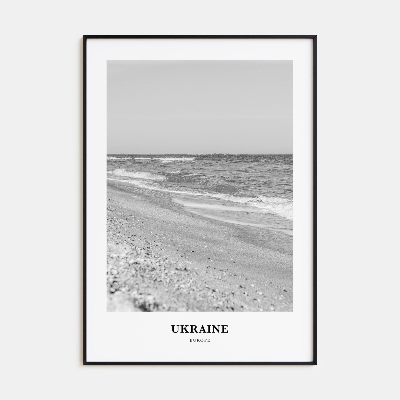 Ukraine Portrait B&W No 1 Poster