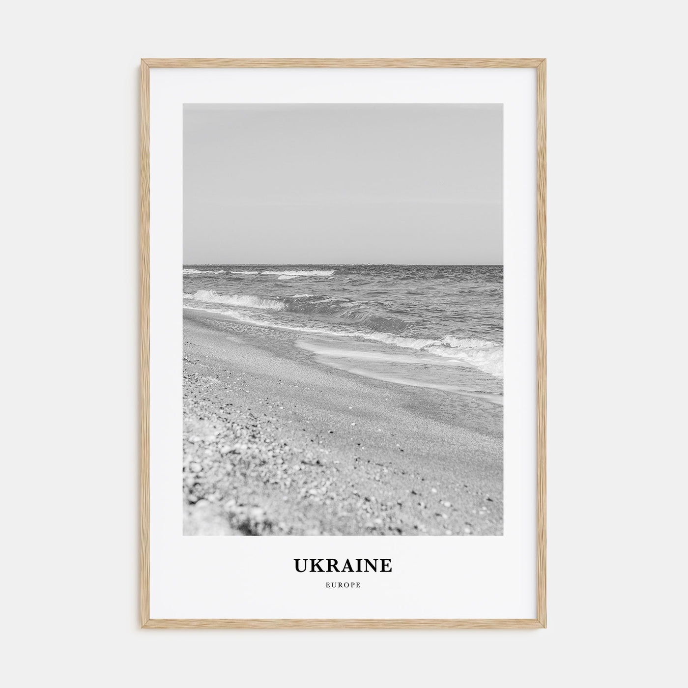 Ukraine Portrait B&W No 1 Poster