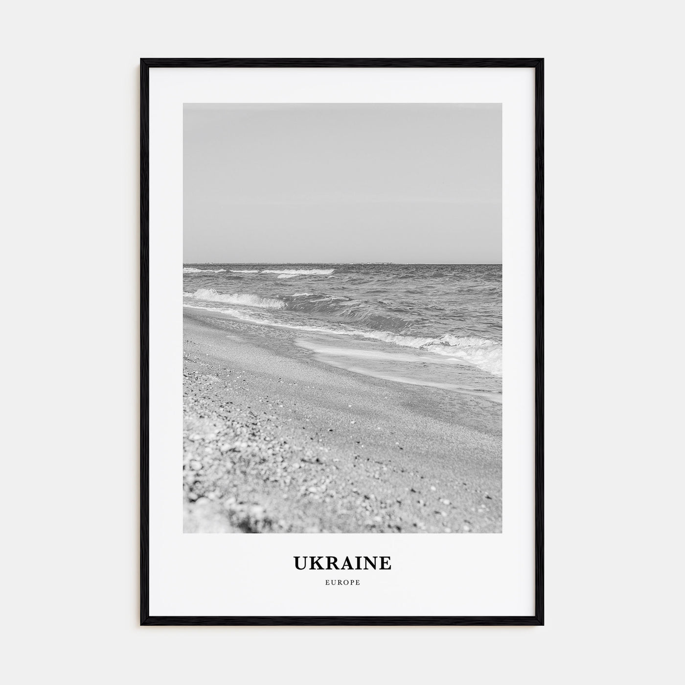 Ukraine Portrait B&W No 1 Poster