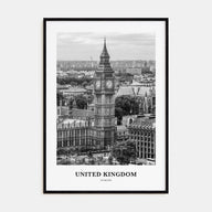 United Kingdom Portrait B&W No 1 Poster
