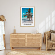 United States Virgin Islands Portrait Color Poster