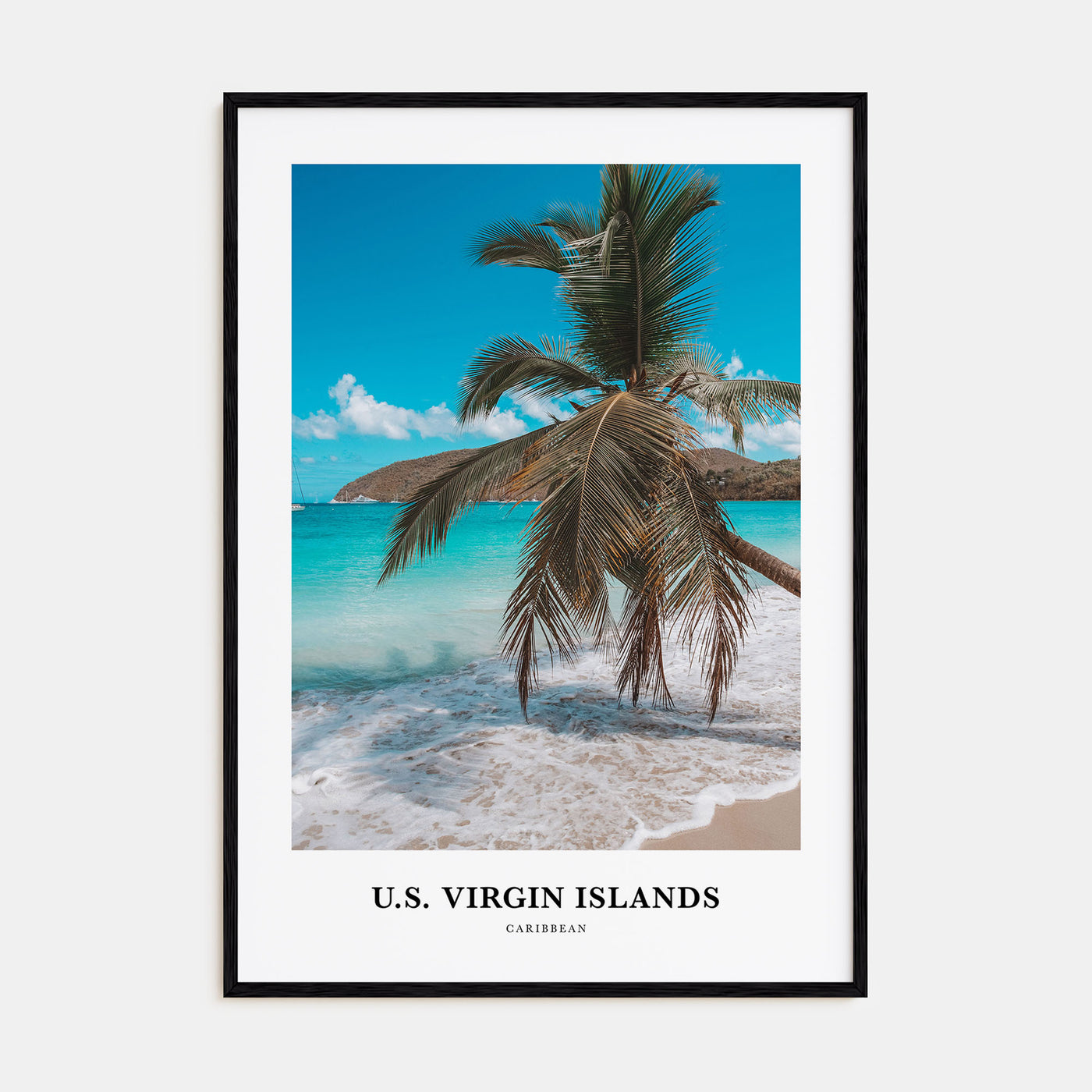 United States Virgin Islands Portrait Color Poster