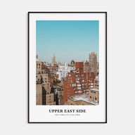 Upper East Side Portrait Color Poster