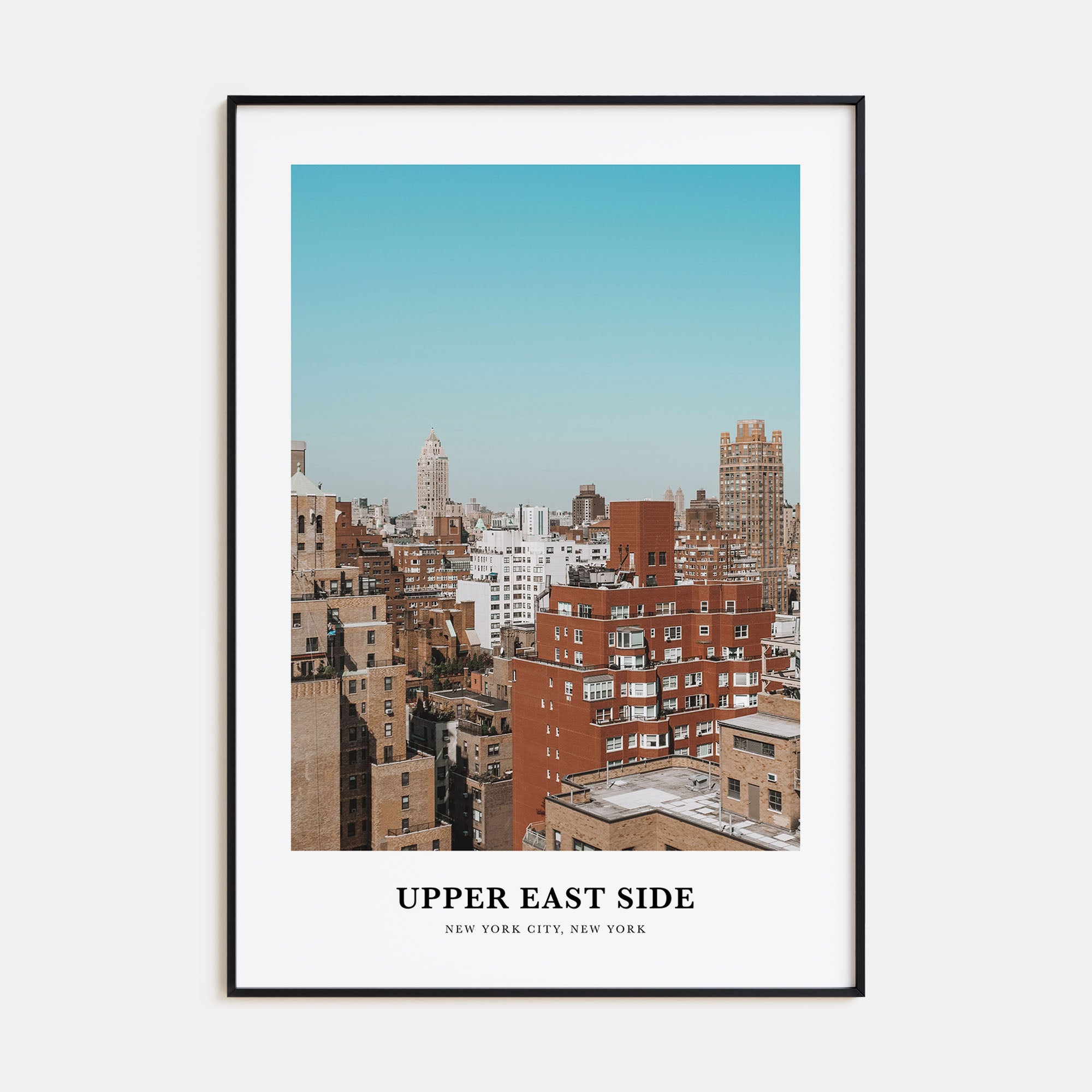 Upper East Side Portrait Color Poster