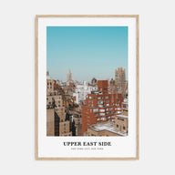 Upper East Side Portrait Color Poster