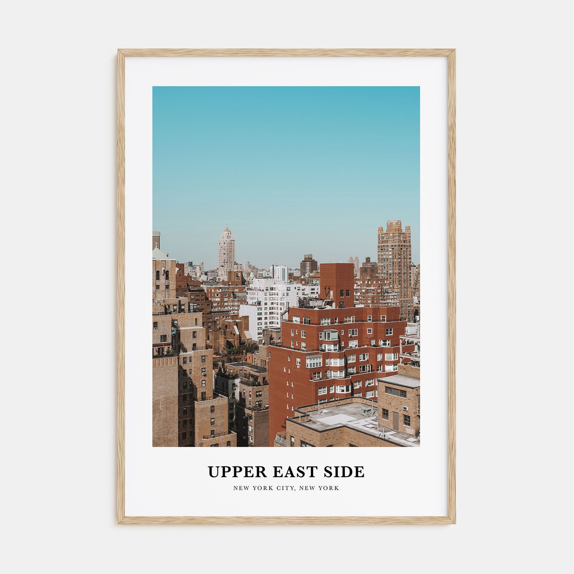 Upper East Side Portrait Color Poster