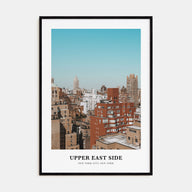 Upper East Side Portrait Color Poster
