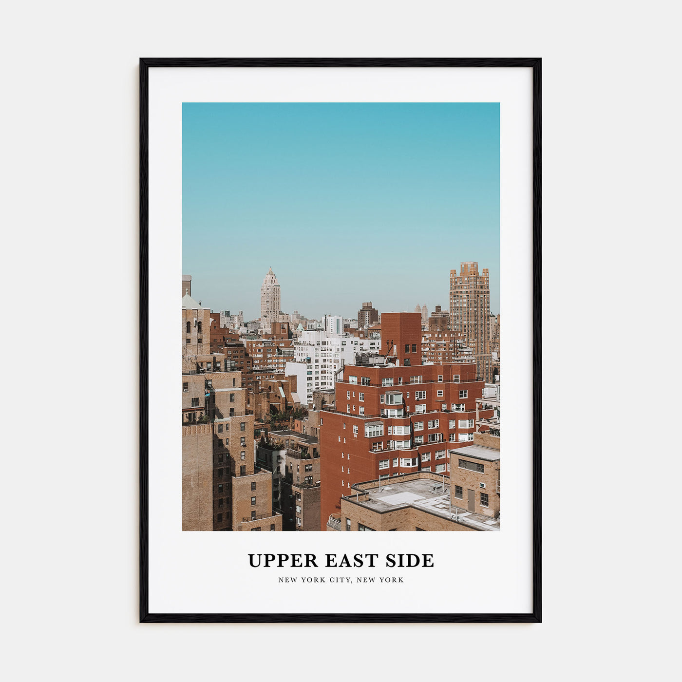 Upper East Side Portrait Color Poster