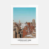 Upper East Side Portrait Color Poster