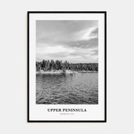 Upper Peninsula Portrait B&W Poster