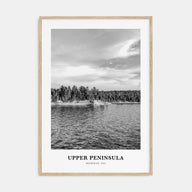 Upper Peninsula Portrait B&W Poster