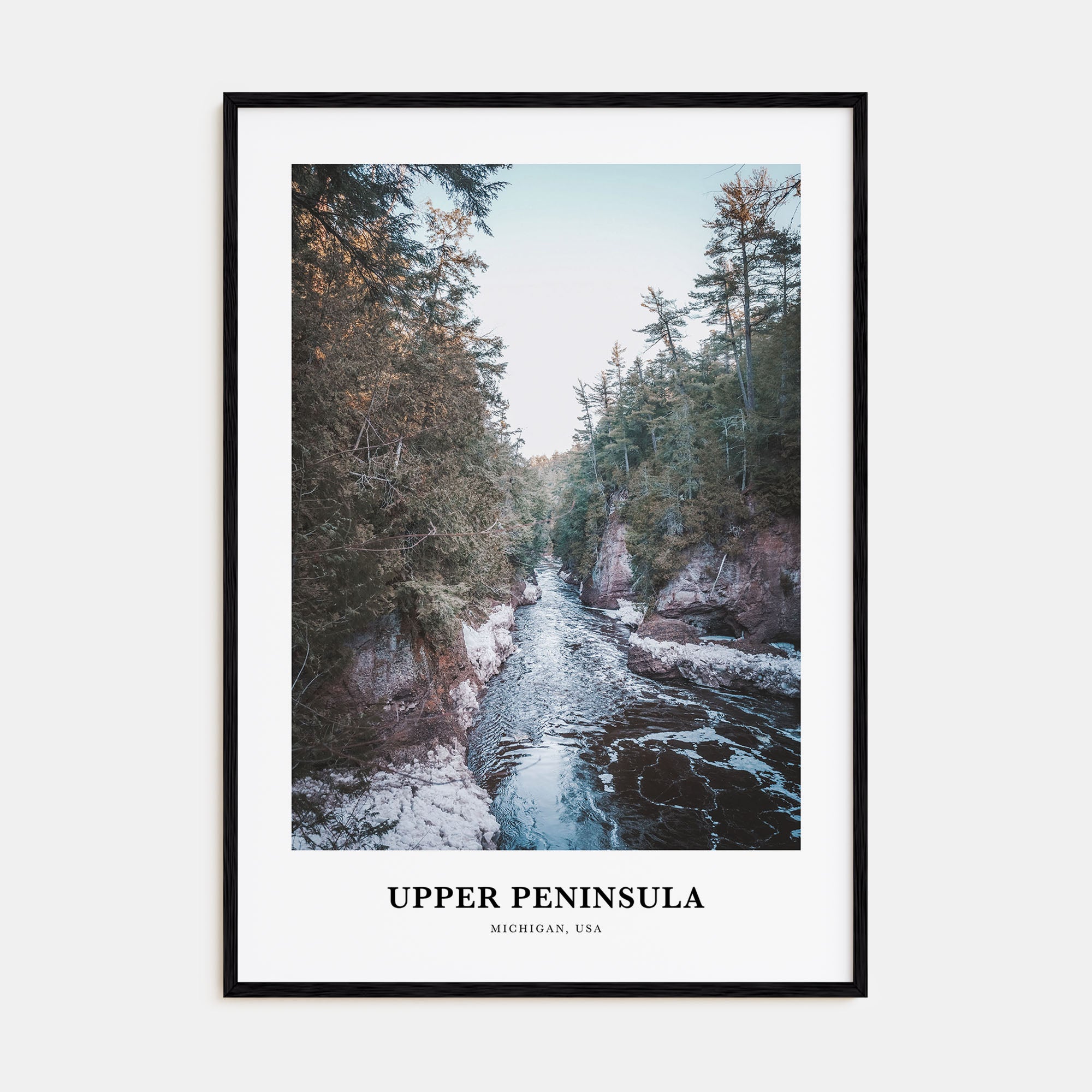 Upper Peninsula Portrait Color Poster