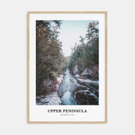 Upper Peninsula Portrait Color Poster