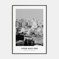 Upper West Side Portrait B&W Poster