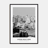 Upper West Side Portrait B&W Poster