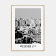 Upper West Side Portrait B&W Poster