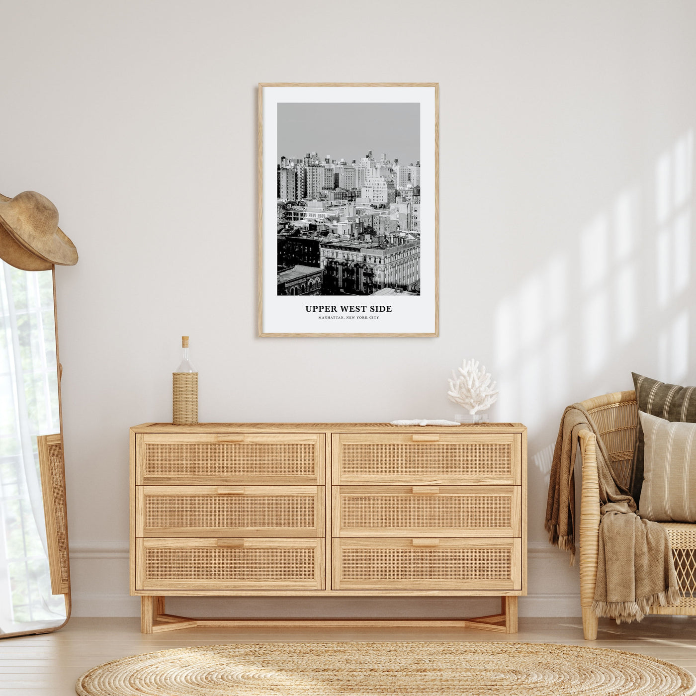 Upper West Side Portrait B&W Poster
