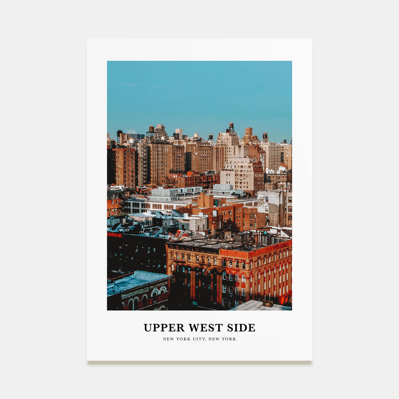Upper West Side Portrait Color Poster