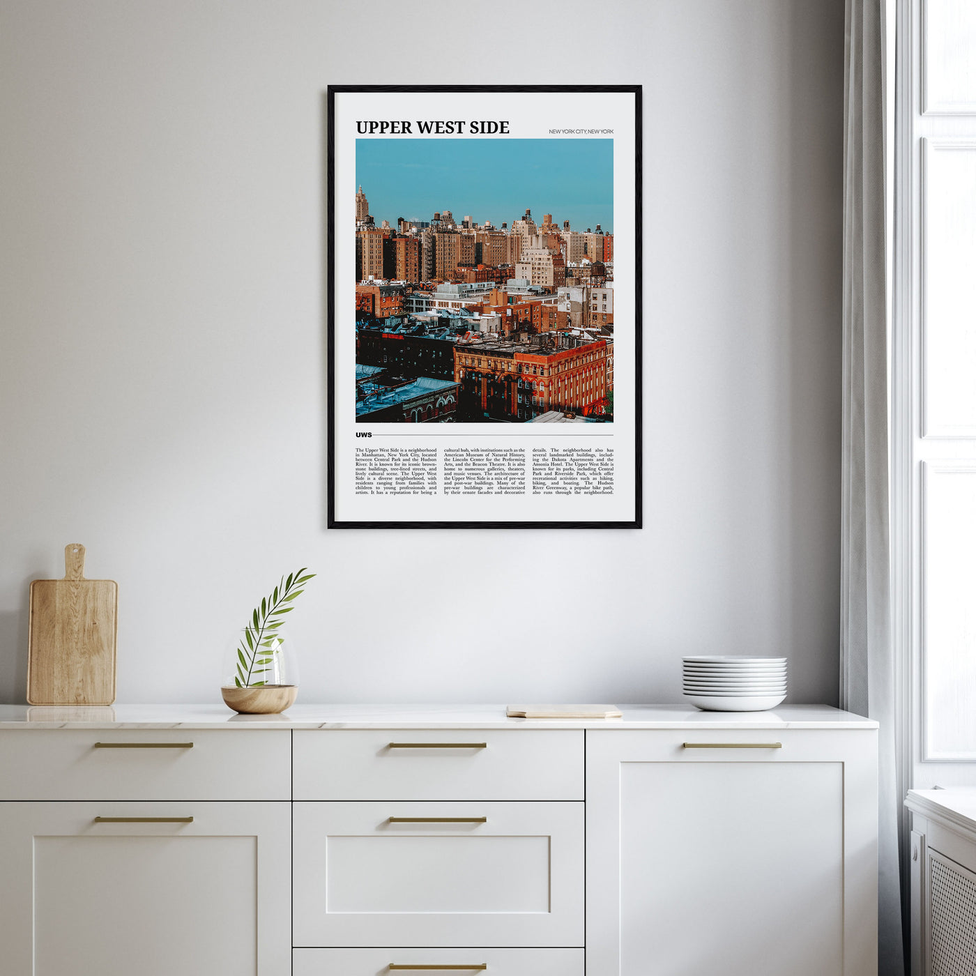 Upper West Side Travel Color Poster