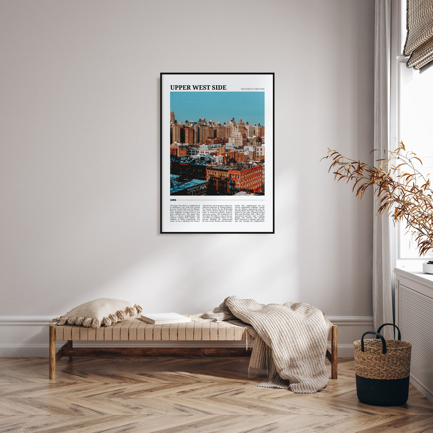 Upper West Side Travel Color Poster