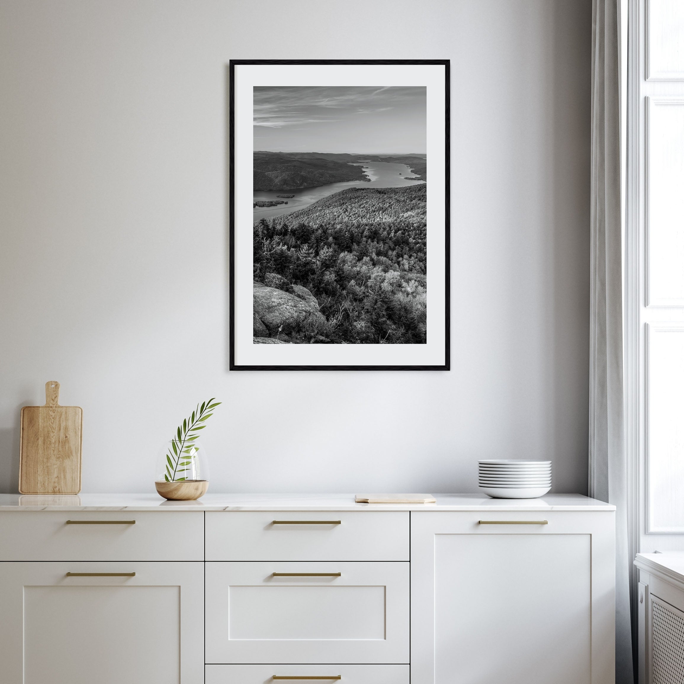 Upstate New York Photo B&W Poster