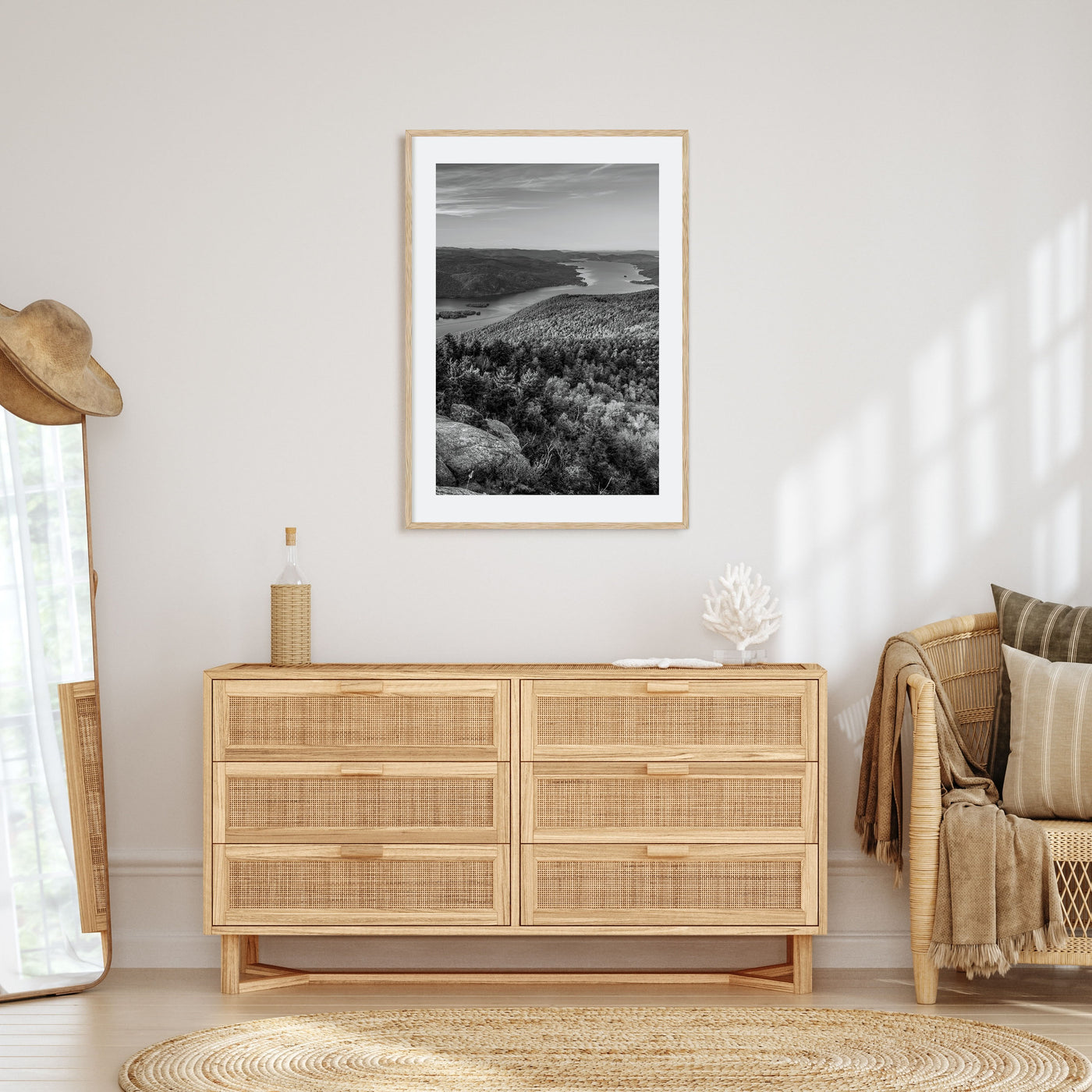 Upstate New York Photo B&W Poster