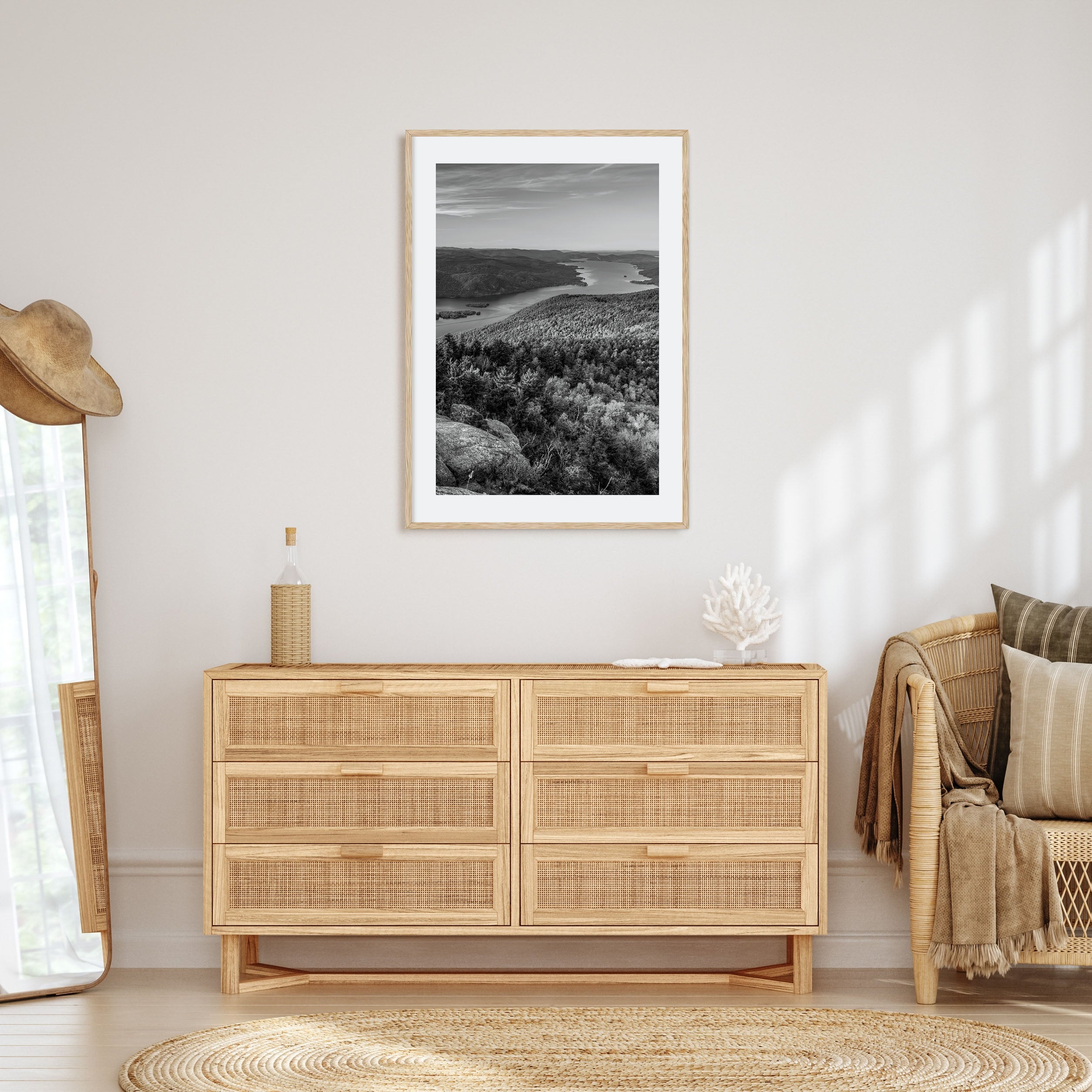 Upstate New York Photo B&W Poster