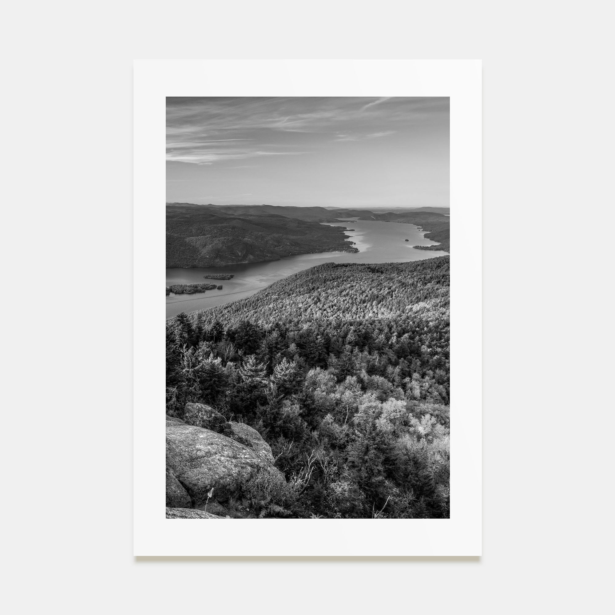 Upstate New York Photo B&W Poster