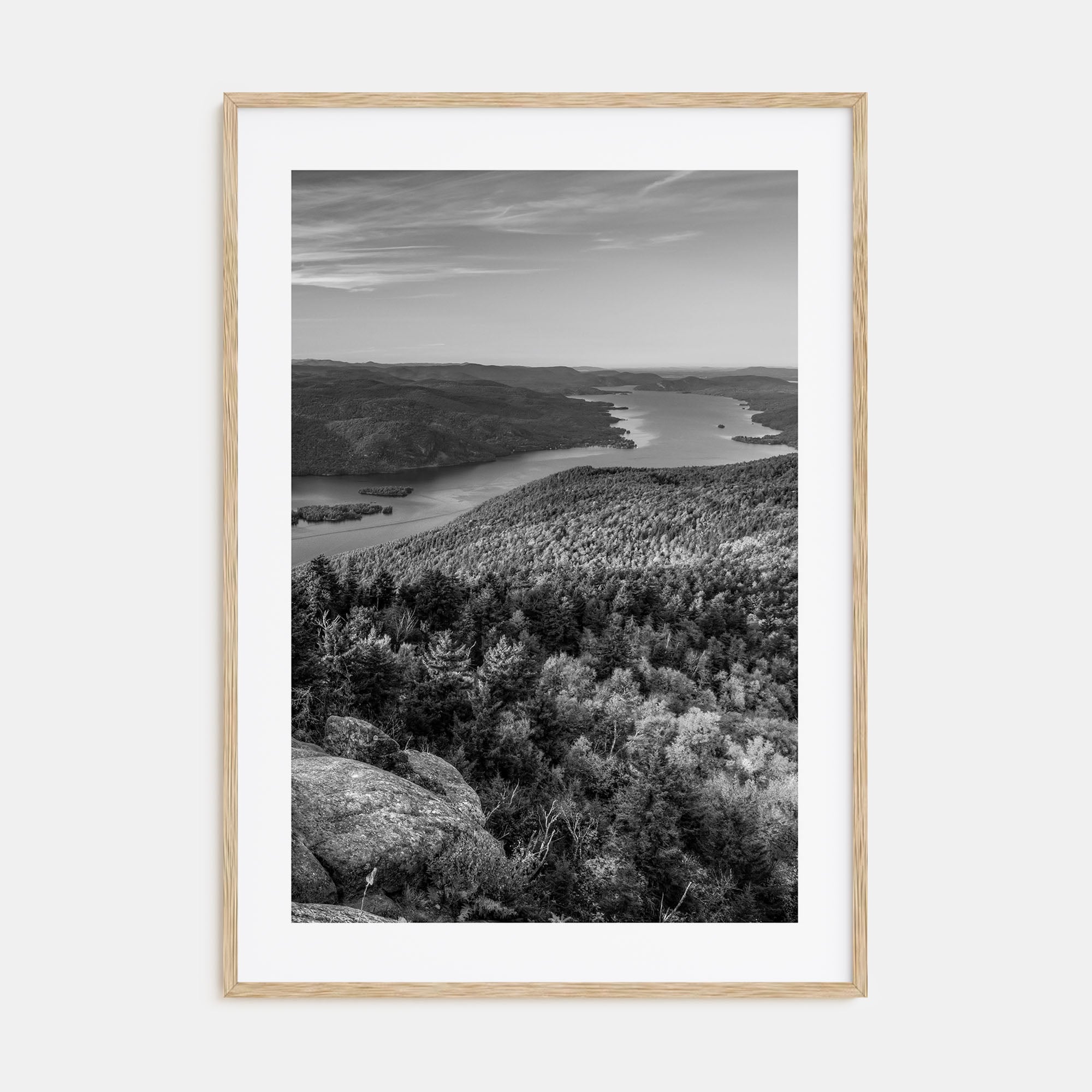 Upstate New York Photo B&W Poster