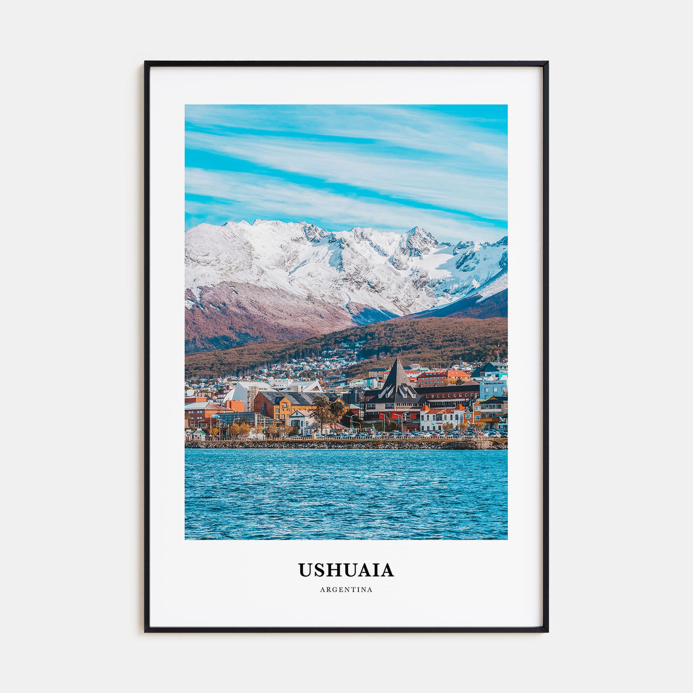 Ushuaia Portrait Color Poster