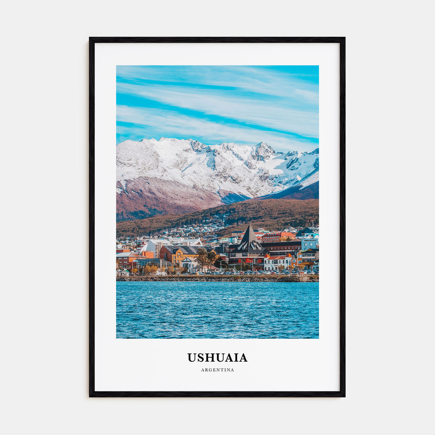 Ushuaia Portrait Color Poster