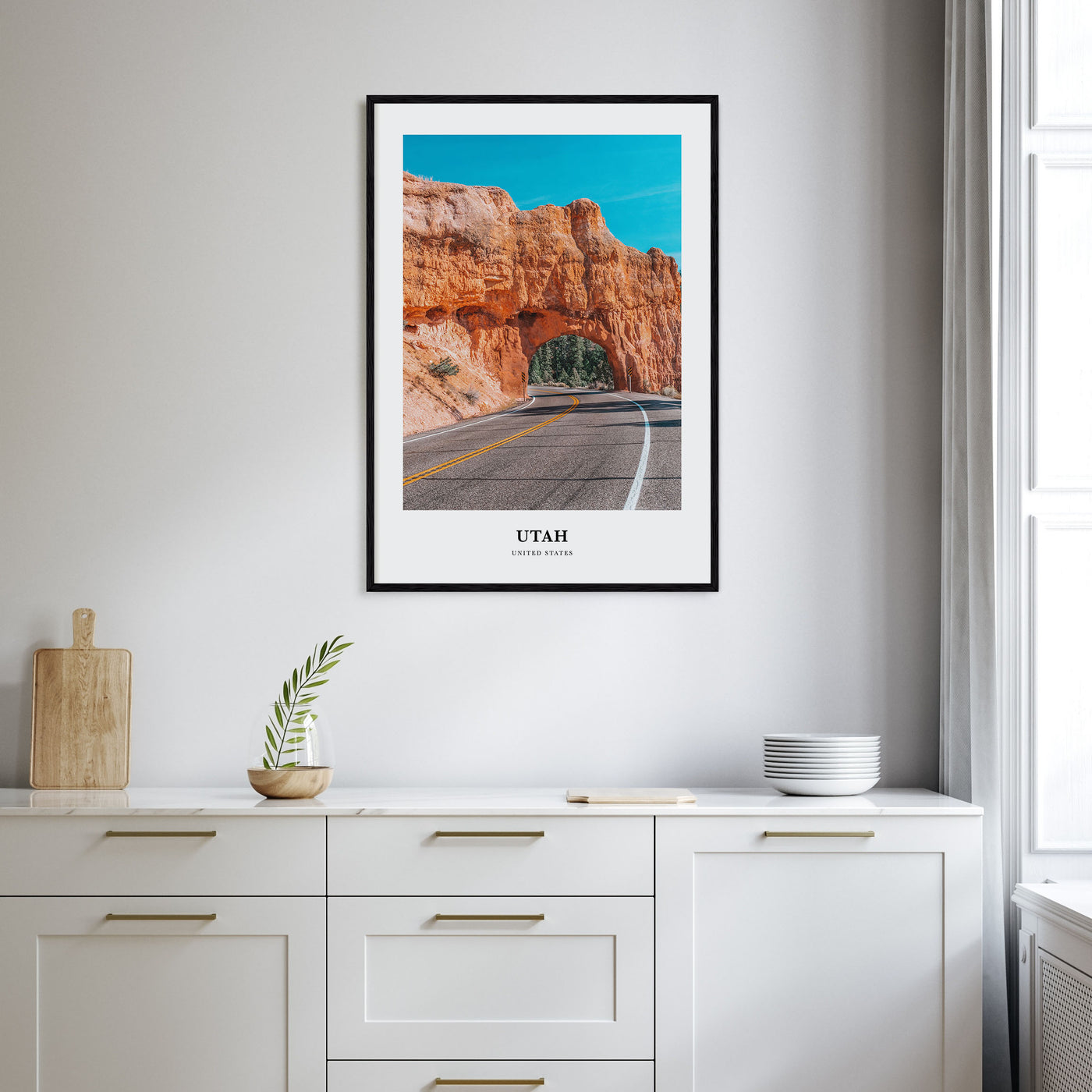 Utah Portrait Color No 2 Poster