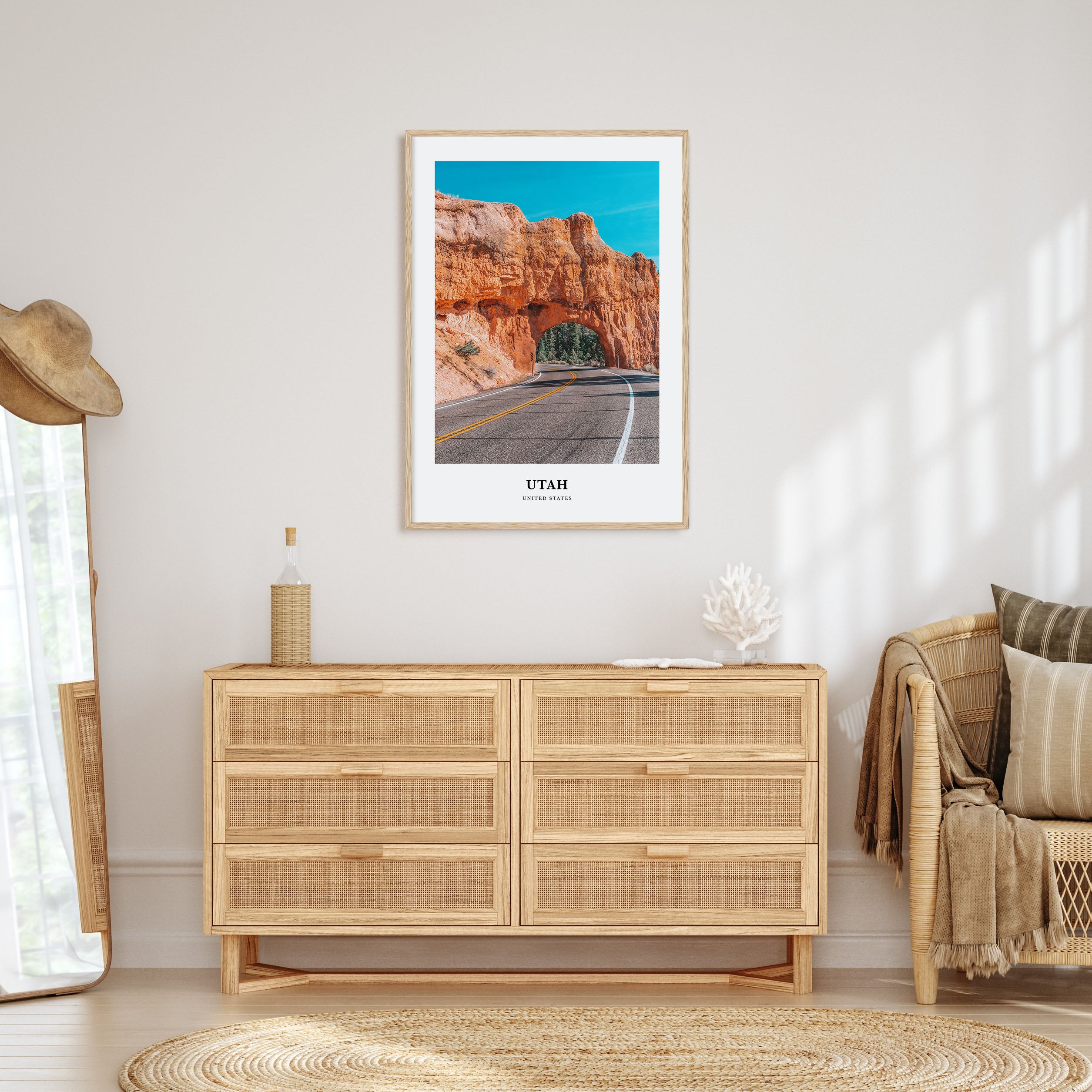 Utah Portrait Color No 2 Poster