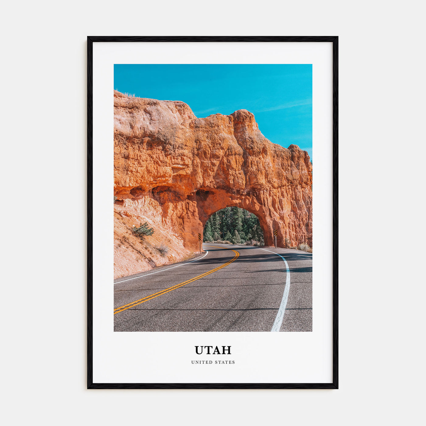 Utah Portrait Color No 2 Poster