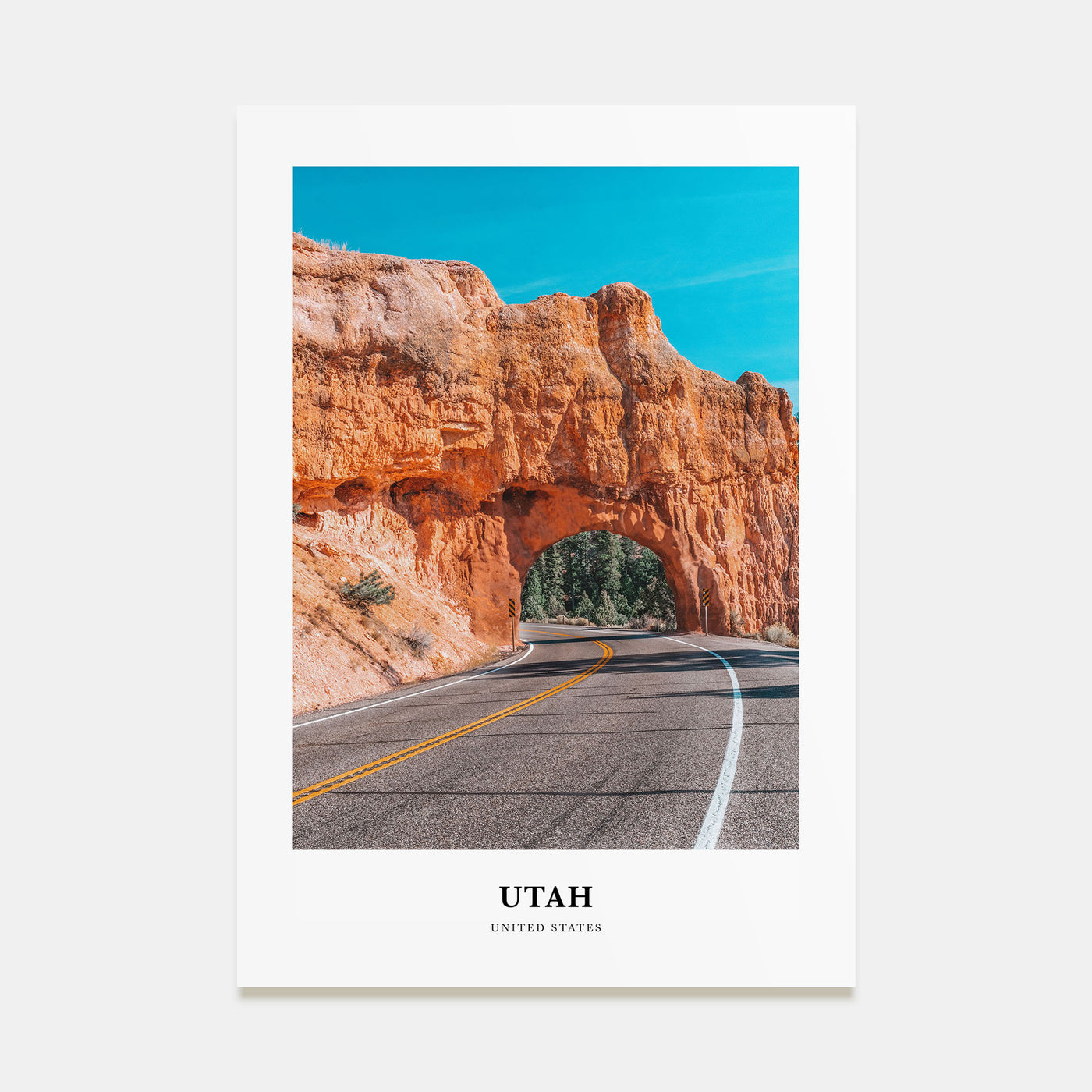 Utah Portrait Color No 2 Poster