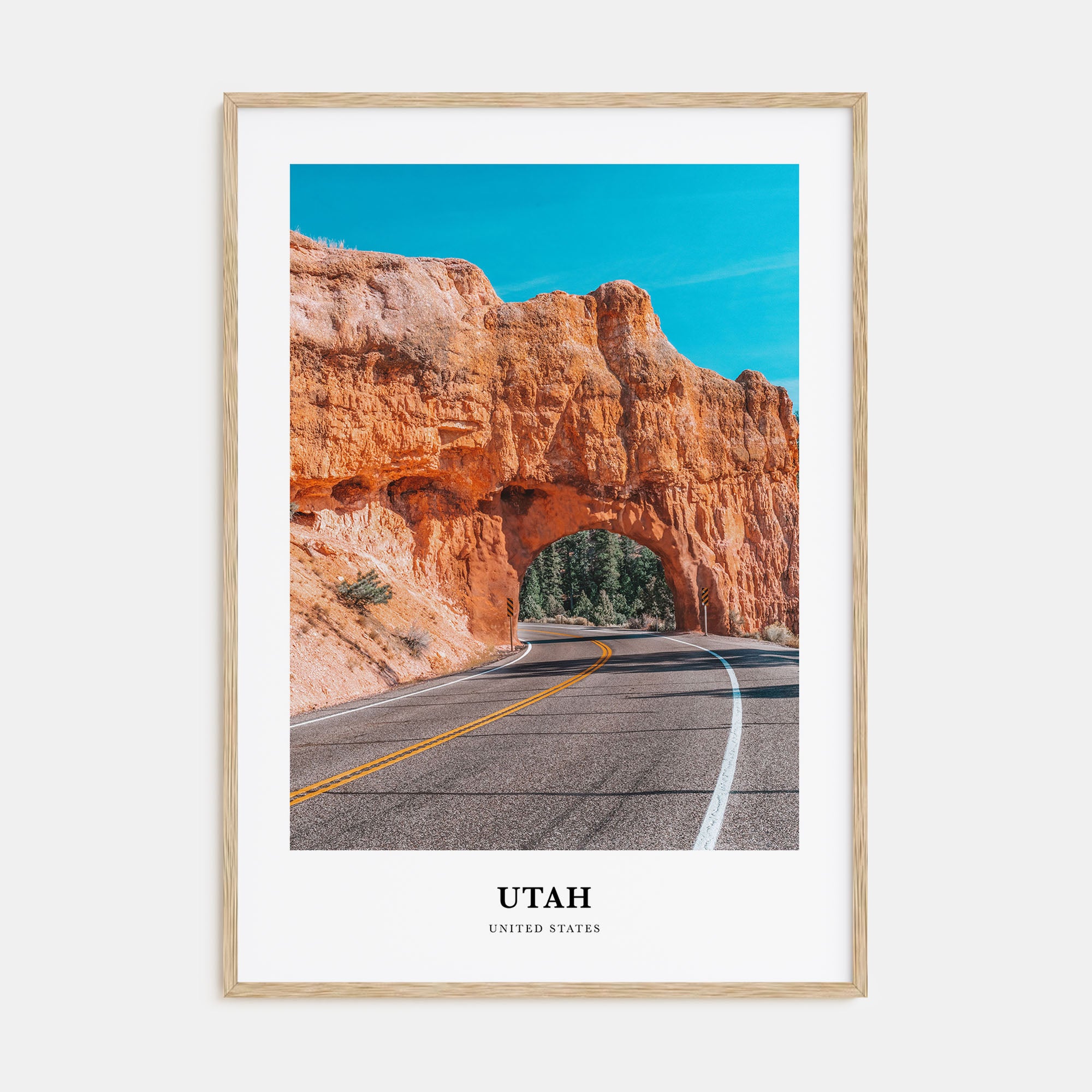 Utah Portrait Color No 2 Poster