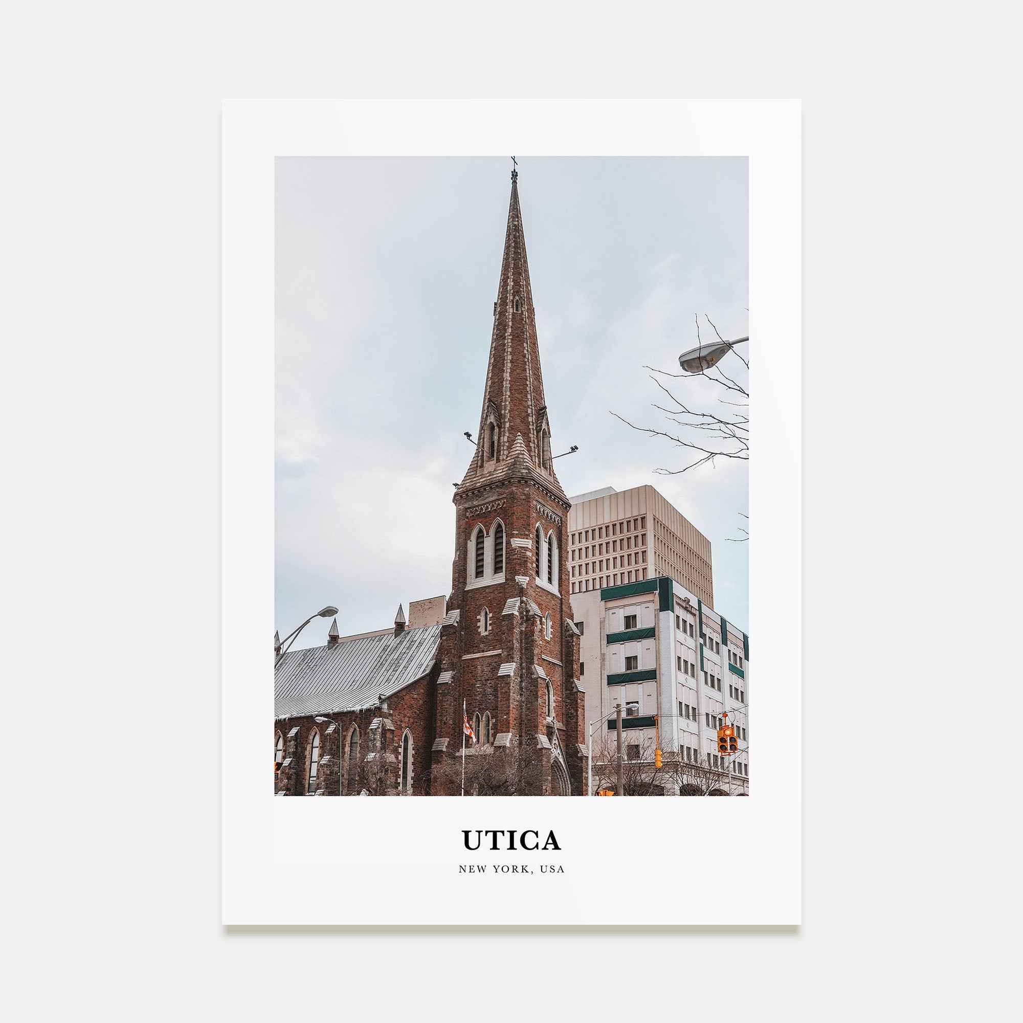 Utica Portrait Color Poster