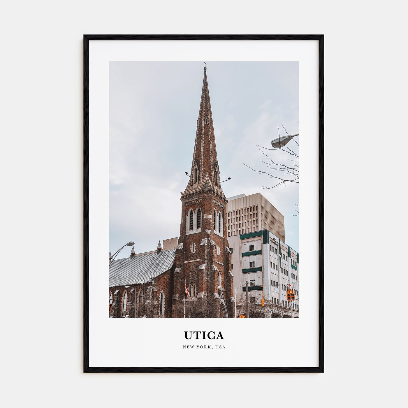 Utica Portrait Color Poster